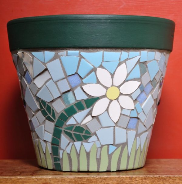 Daisy, Daisy. Mosaic Flower Pot Kit