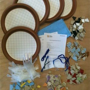 Mosaic Stepping Stone Pack For 5