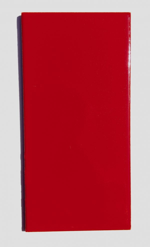 Cinca Glazed Porcelain Tile in Red 200 x 200