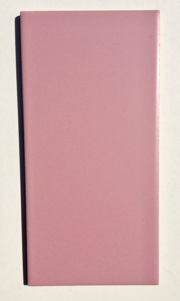 Single Cinca Glazed Porcelain Tile in Orchid Pink