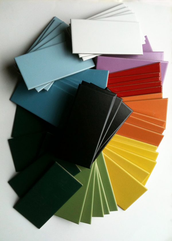Assortment of 50 Cinca Glazed Porcelain Tiles