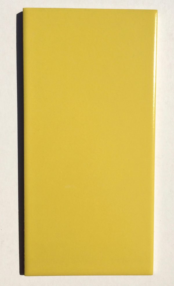 Cinca Glazed Porcelain Tile in Yellow 200 x 200